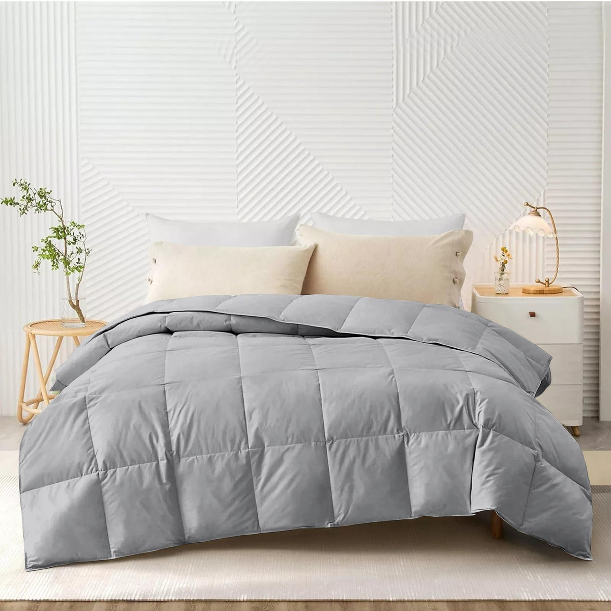 AYANSHI BEDDING Super Soft 100 GSM Ac Blanket/Ac Comforter Single Bed Summer Comforter Microfibre Lightweight (60 X 90 Inches) - Single Bed Comforter - Silver Grey Color Kafalo