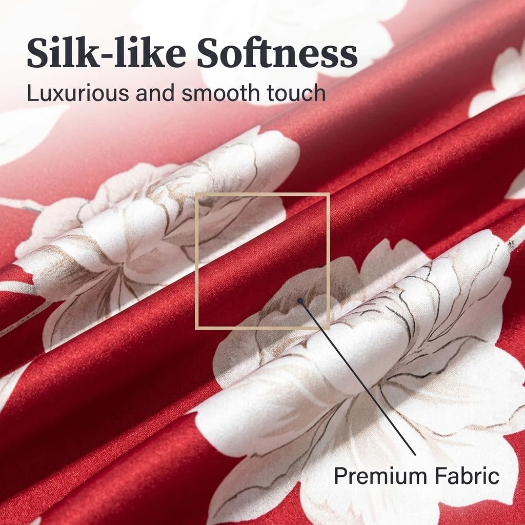 ZIRANYU® Satin Square Silk Scarf, Stylish Head Scarf & Bandanas for Women