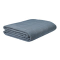 Mysasleep 7 Kg Weighted Blanket - Cooling Breathable Microfiber with Premium Glass Beads (Grey 60 x 80 15 LB) Kafalo