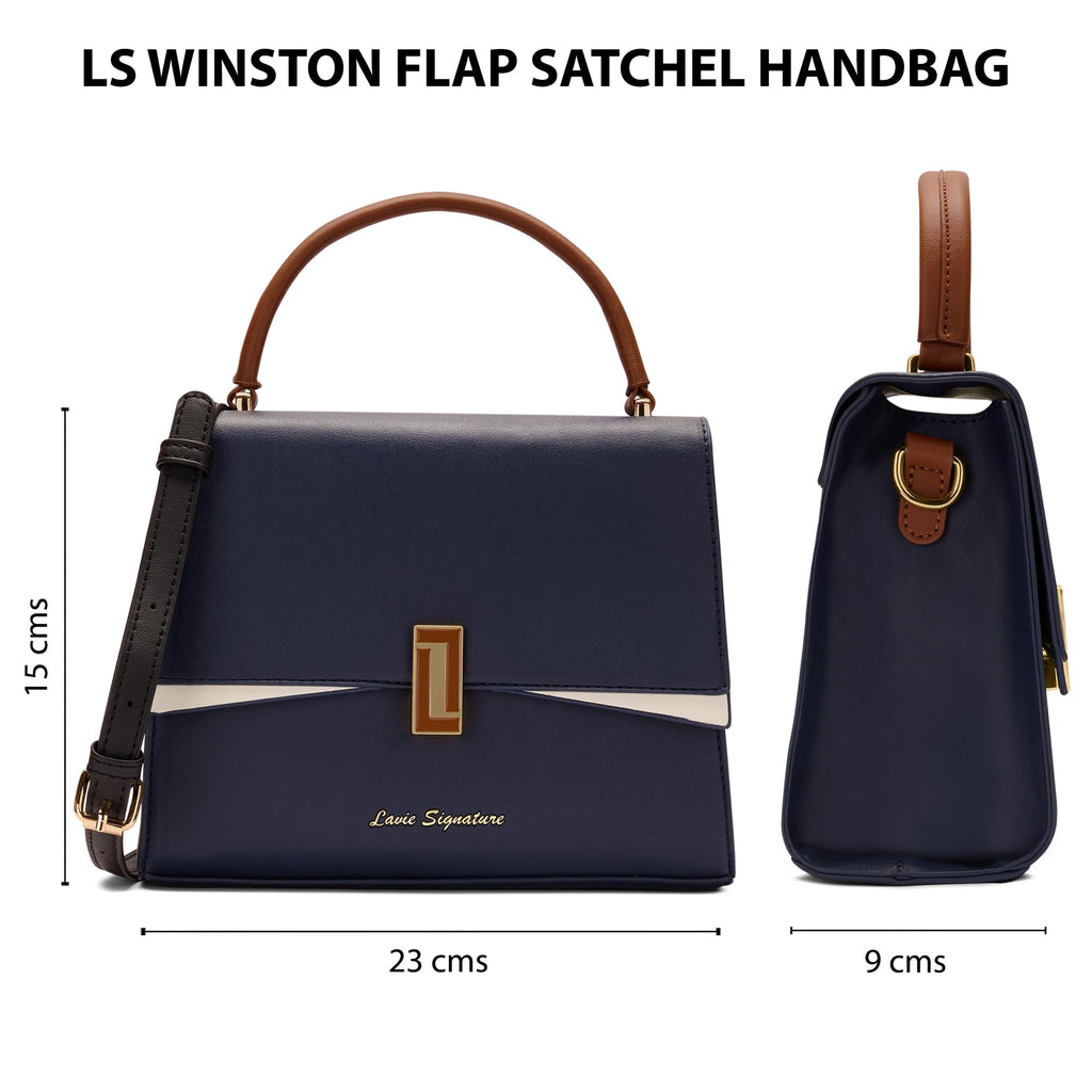 Lavie Signature Women's Avalon Laptop Tote Handbag | Fits Upto 15 Inch Laptop | Laptop Bag for Work | Ladies Purse | Stylish Shoulder Bag | Gift For Women