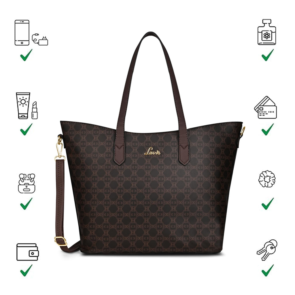 Lavie Women's Hailon Tote Handbag | Tote Bag for Work | Ladies Purse | Stylish Shoulder Bag | Gift for Women