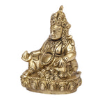 ARTVARKO™ Brass Lord of Treasure Wealth Maharaj Kuber Murti Statue for Tijori Locker Money Safe Kubera Idol for Maha Dosh Nivaran Prosperity Home Décor Height 9 cm