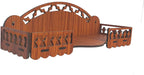MANDIRAM SSI Fully Handmade Beautiful Small Wooden Home and Office Temple