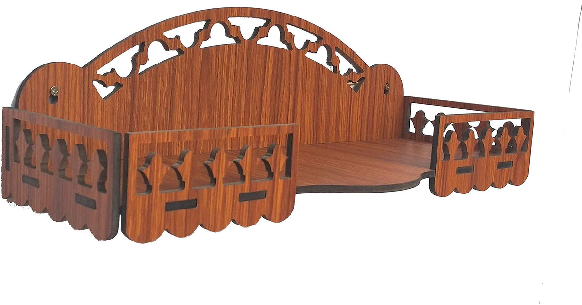 MANDIRAM SSI Fully Handmade Beautiful Small Wooden Home and Office Temple