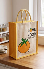 NEXUS Love Food Re-usable Jute Bag