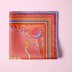 ULOS Women's Zodiac Signs Print Satin Scarf - Neck Scarf (Square) (22x22) (12 Designs)
