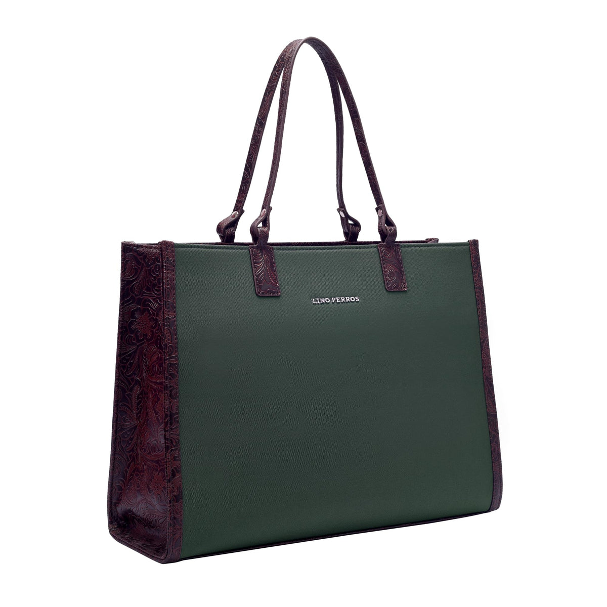 Lino Perros Womens Green Tote Bag