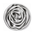 Leaf & FEATHER™ Muna Satin Hijab Scarf for Women | 200 x 70 cm | Silky Smooth & Lightweight | Daily and occational wear (Silver)
