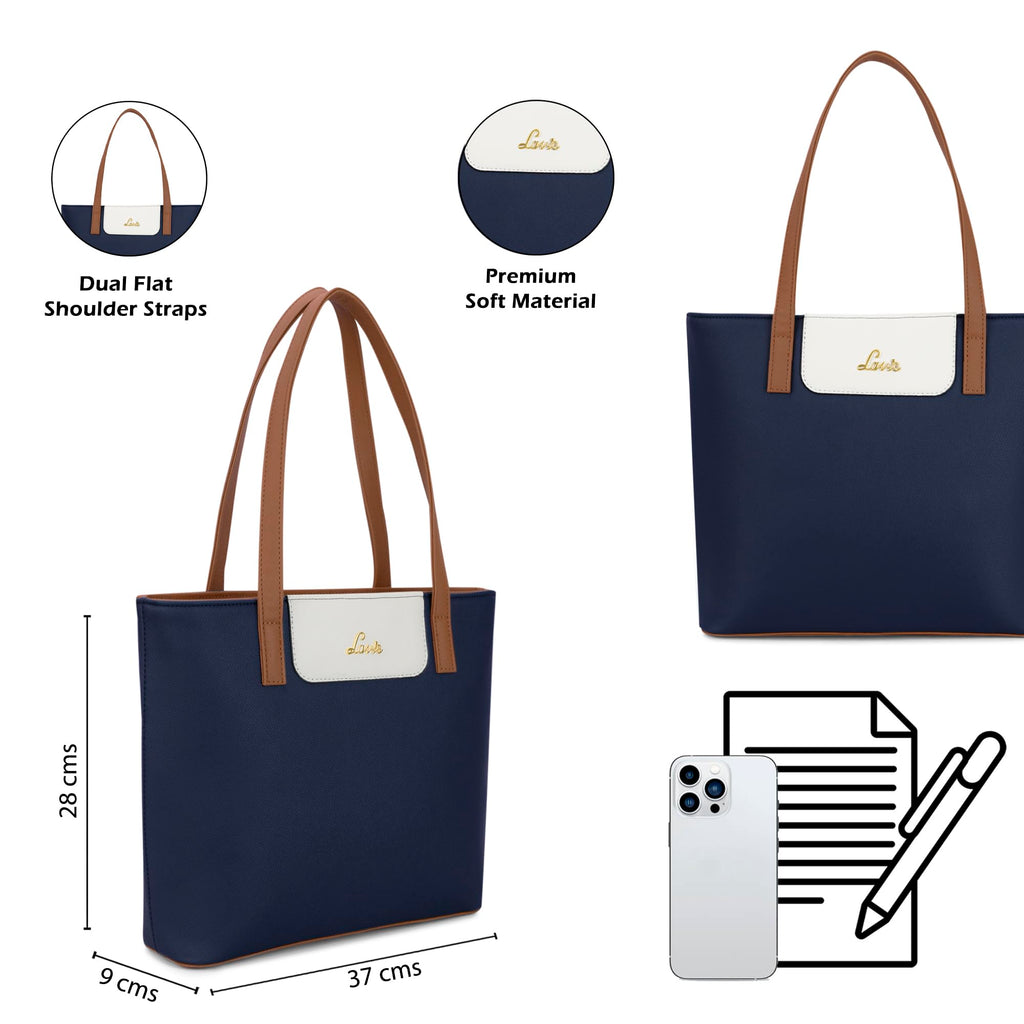 Lavie Women's Colourblock Jossie Tote Bag | Tote Bag for Work | Ladies Purse | Stylish Shoulder Bag | Gift for Women