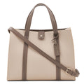 Miraggio Grace Solid Tote Bag For Women With Adjustable & Detachable Sling | Tote Bag For Women Stylish (Ivory)