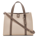 Miraggio Grace Solid Tote Bag For Women With Adjustable & Detachable Sling | Tote Bag For Women Stylish (Ivory)