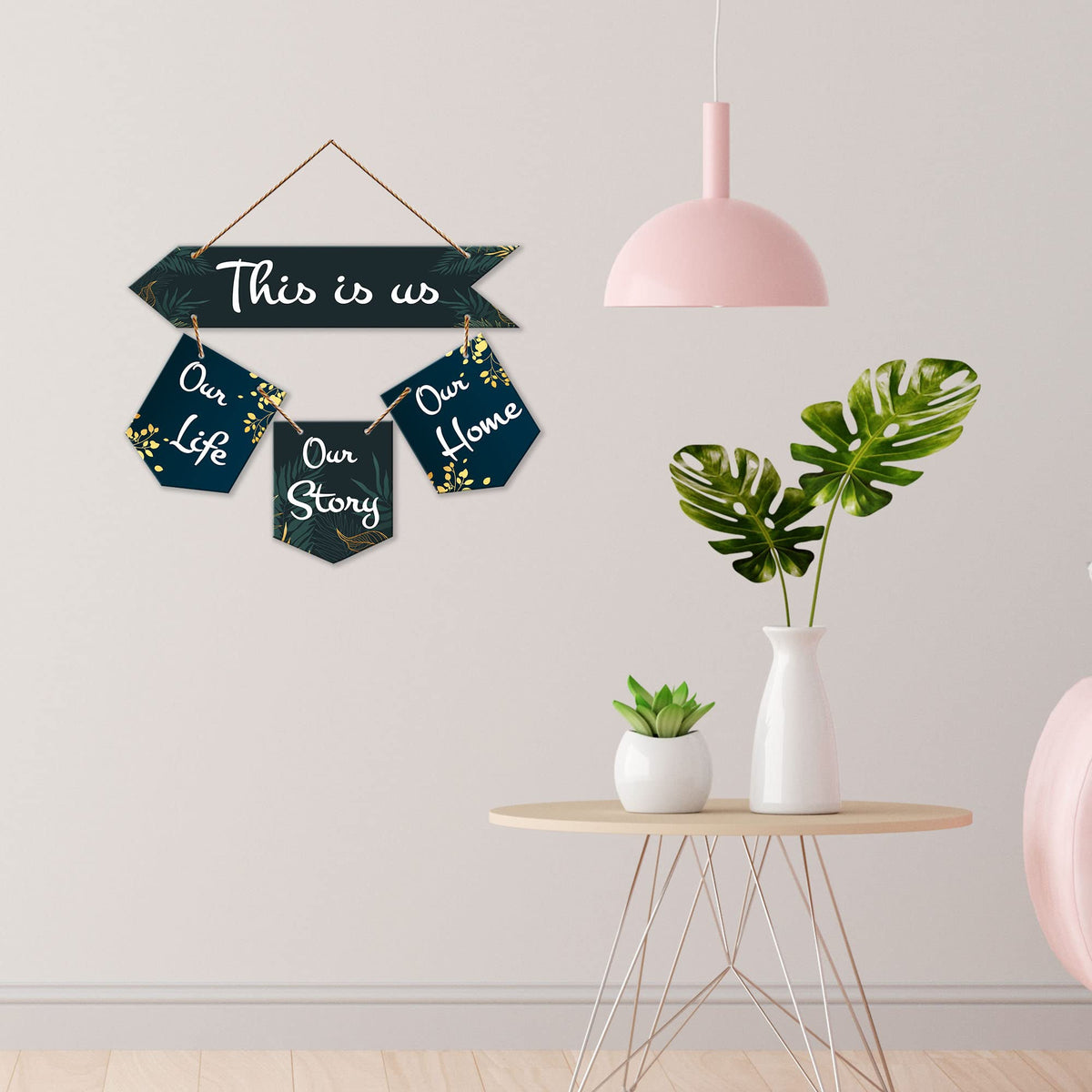 Artvibes Wall Hanging Home Decorative Wall Art for Living room | Bedroom | Gifts | Wall Hanger for Decoration | Modern Decor | Artwork | Wall Sculpture | Signs & PlaquesArt Print (WH_6426NR)