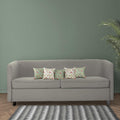 Trance Home Linen Set of 5 Premium 100% Cotton 12X12 Inch Cushion Covers Only for Sofa and Diwan | Small Cushion Covers Only (12X12 Inch | 30Cmx30Cm, Calicut Green White) Set of 5, 180 TC