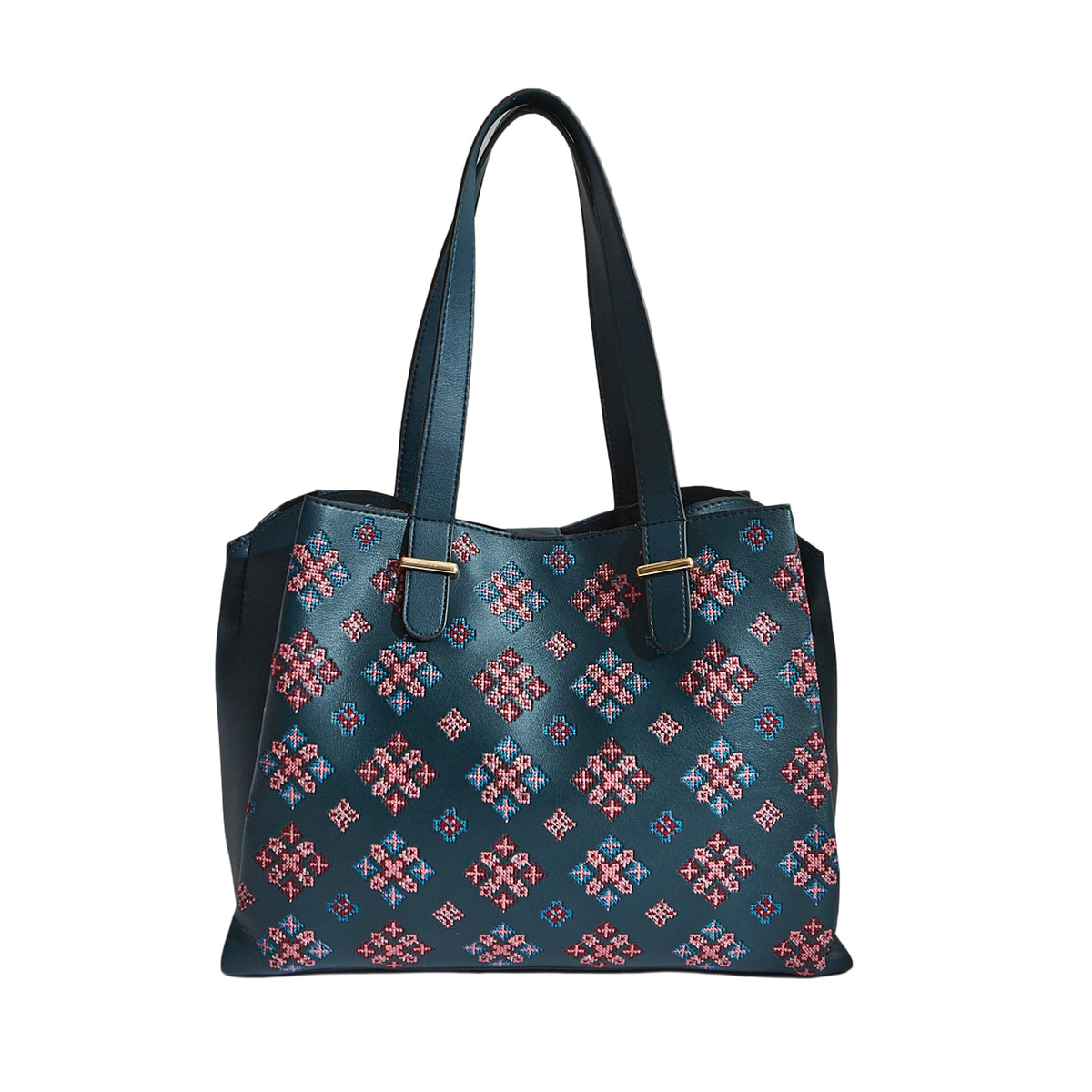 Chumbak Office Tote Bag for Women | Stylish Shoulder Bags for College | Professional Canvas Tote Bag | Laptop-Friendly College Bag