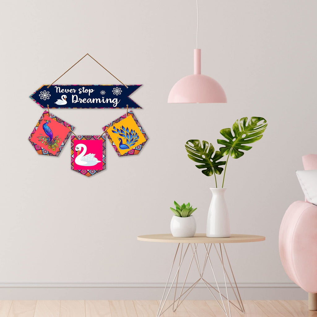 Artvibes Wall Hanging Home Decorative Wall Art for Living room | Bedroom | Gifts | Wall Hanger for Decoration | Modern Decor | Artwork | Wall Sculpture | Signs & PlaquesArt Print (WH_6414NR)