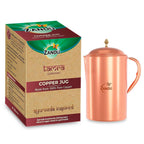 Zandu Copper Jug (2 L): Ayurveda Inspired | 100% Pure Copper | Copper Infused Water | Supports Digestive & Liver Health | Boosts Immunity | Useful in Promoting Overall Health