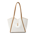 Lino Perros Avril Elegant Everyday Beige Tote bag