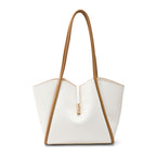 Lino Perros Avril Elegant Everyday Beige Tote bag