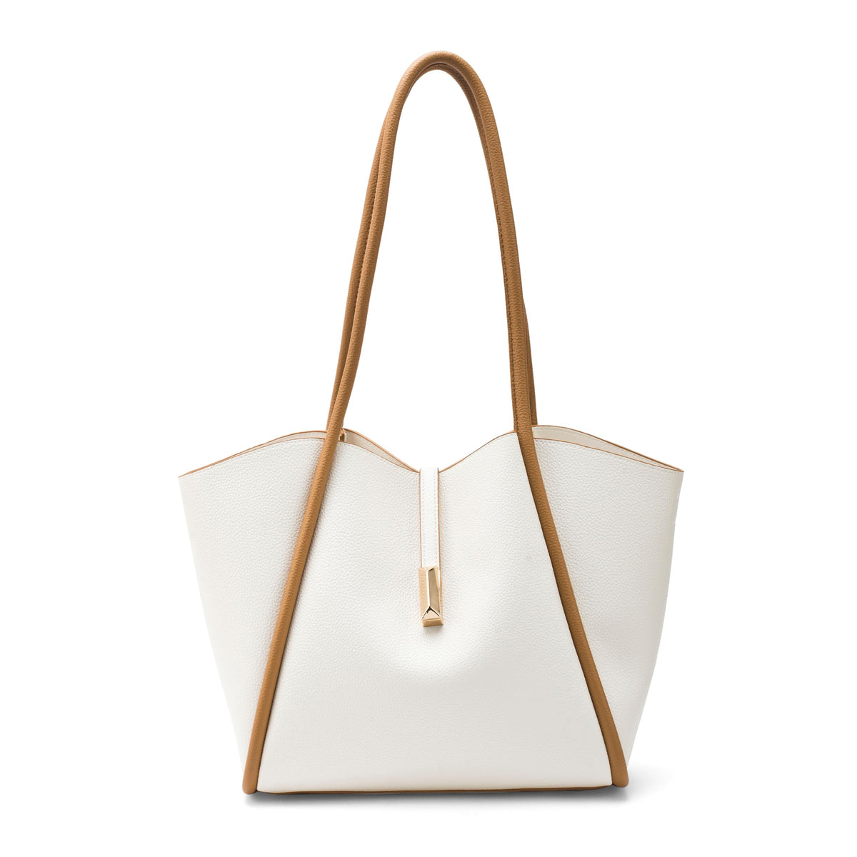 Lino Perros Avril Elegant Everyday Beige Tote bag