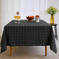 CRAZYWEAVES 100% Cotton Tablecloth for 8 Seater Dining Table (58 X 72 Inches) Table Cover in Pure Cotton Fabric Durable, Reusable & Ideal for Family Dining Tables | Soft, Washable & Durable Fabric Kafalo
