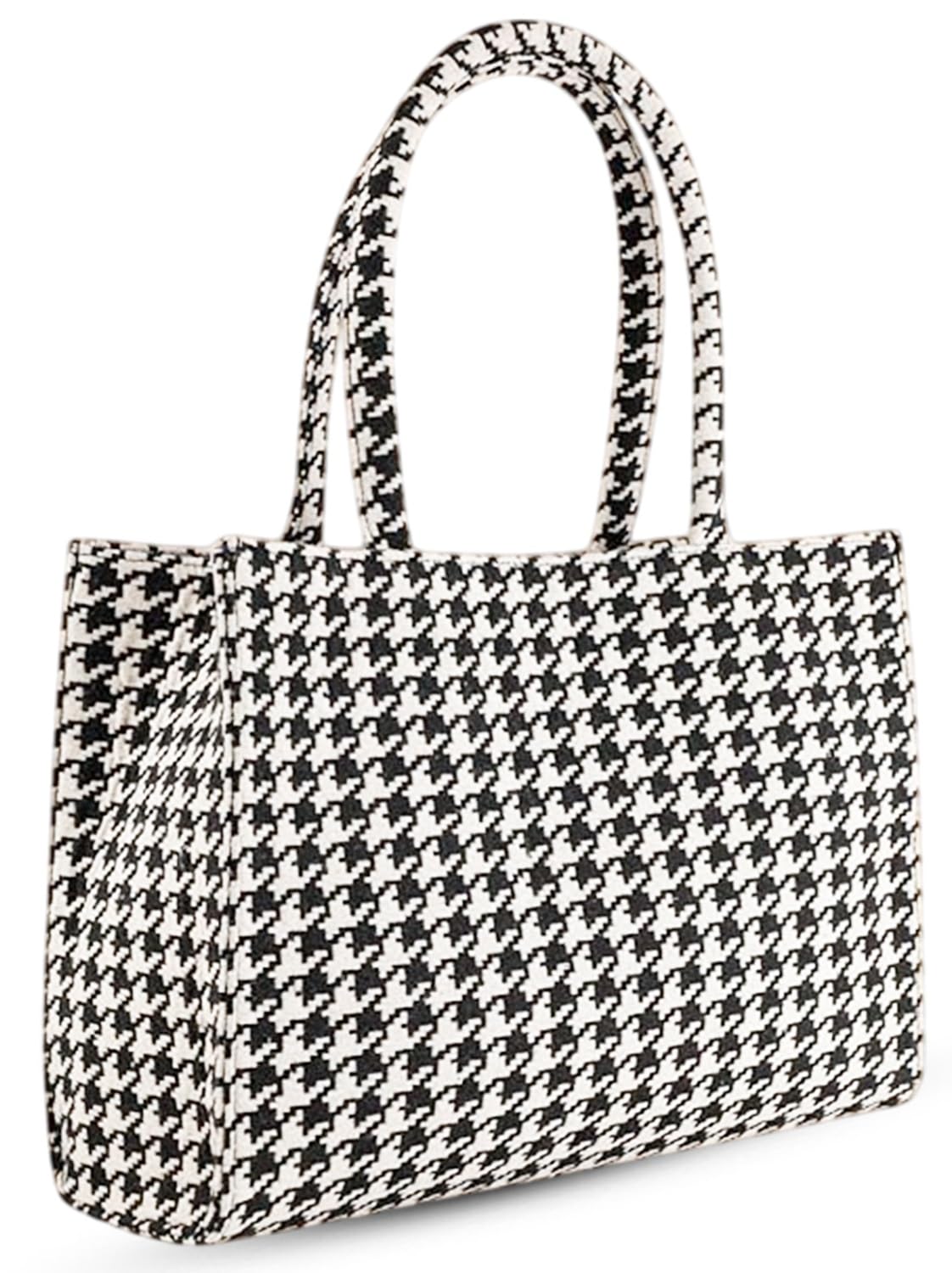 Global Impex Classic Smuggler Bag, Large Capacity Geometric Print Tote Bag for Women – Stylish Shoulder Handbag for Office, Shopping, and Daily Use | Lightweight & Durable Fabric Bag