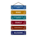 Artvibes Family Quote Decorative Wall Hanging Ornaments Wood Art Decoration item for Living Room | Quotes Decor Item | Wall Accents | Gift Items | Wall Illustrations | Artworks Hangings(WH_3206N)