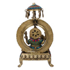 ARTVARKO Big Brass Ganesha Idol Lord Ganesh Statue Puja Home Entrance Decor Gift 17 Inch Height
