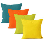 Encasa XO Cushion Covers, No Inserts, Cotton Throw Pillow Cases