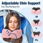 VIVITO 2-in-1 Plush Travel Neck Pillow with Eye Mask | Cute Cartoon Round Pillow for Kids & Adults | Soft Sleep Pillow & Light-Blocking Eye Mask for Flight, Train, Car & Home Naps (AnyColor/Pattern, Pack of 1)