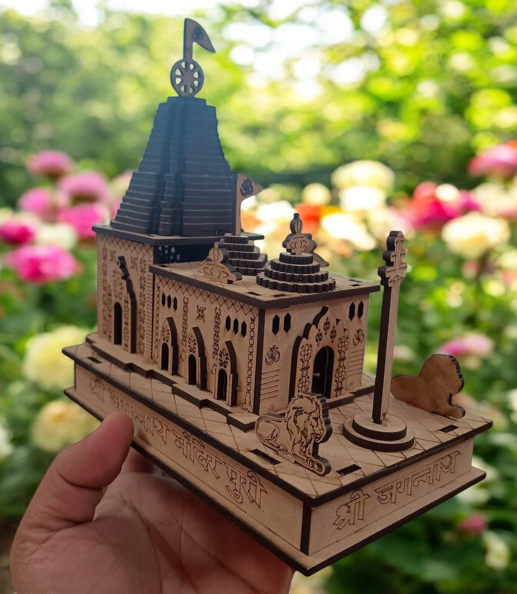 ANI DIVINE Jagannath Puri Temple Model | Handcrafted Designed Replica Famous Puri Temple