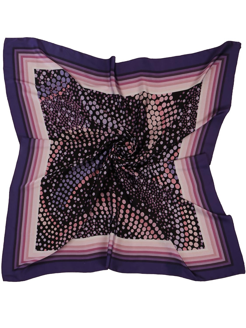 leeza store Women's Beige Black & Purple Polyester Satin Silk Square Digital Printed Scarf || Dupatta || Stole || Beach Wear || Fashion Accesorries || Bandana || Head Scarf || Hair Wrap
