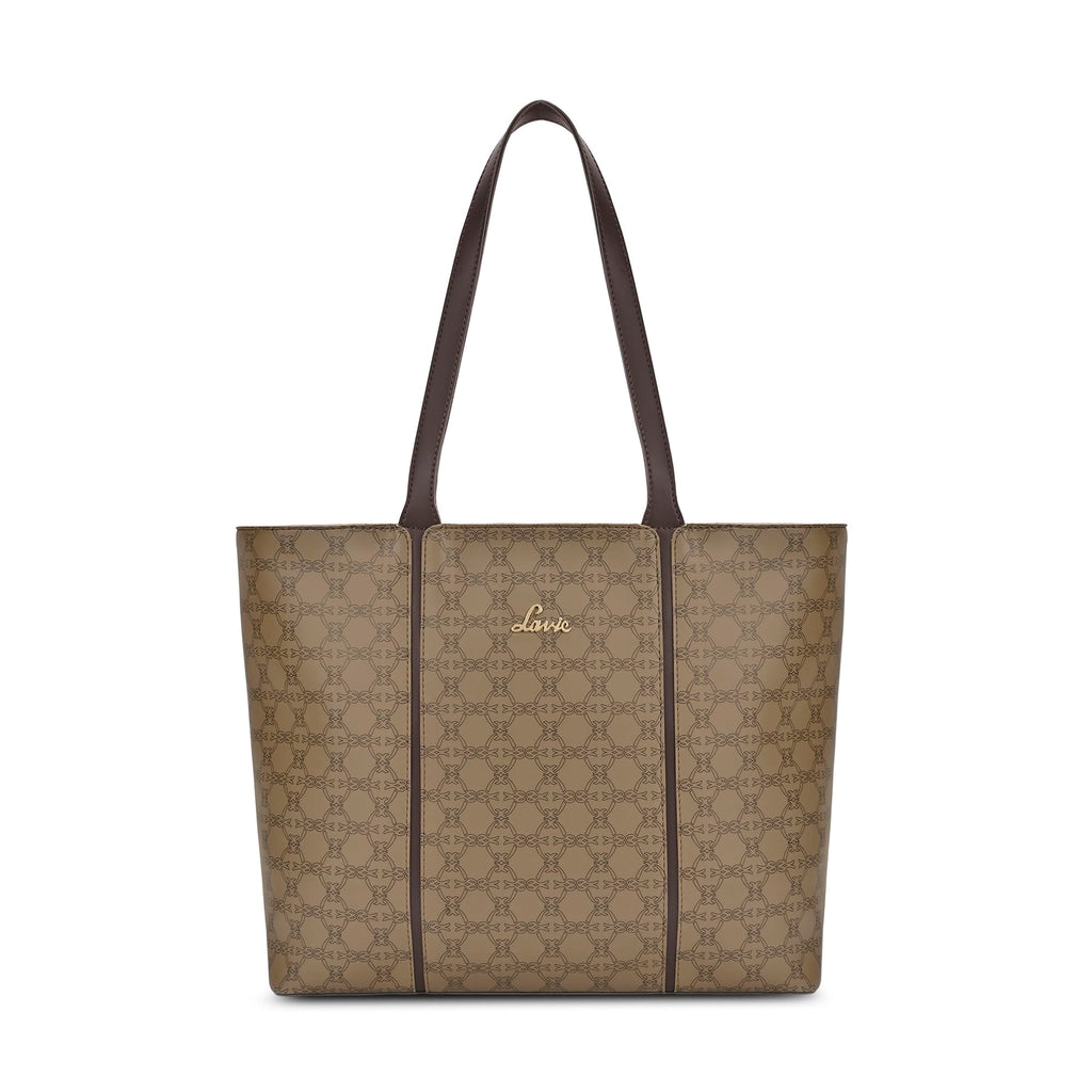 Lavie Women's Mono Neghan Monogram Print Tote Bag for Women | Tote Bag for Work | Ladies purse | Stylish Shoulder Bag | Gift for Women