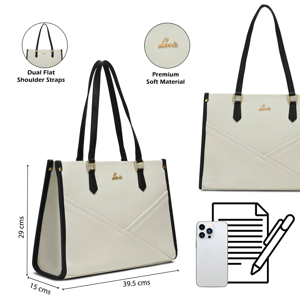 Lavie Women's Ziva Colourblock Tote Handbag | Tote Bag for Work | Ladies Purse | Stylish Shoulder Bag | Gift for Women