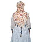 Switchon Rayon Anti Pollution Full face Scarf UV Sun Rays Protection Hijab scarf for women - Free Size (Multi_Paisley)