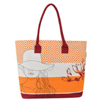 earthsave All Purpose Tote Bags – Traveler Girl | Printed Organic Multipurpose Cotton Bags | Cute Hand Bag for Girls | Best for College, Travel | Reusable Shopping Bag | Eco-Friendly Tote Bags