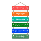 Artvibes We Are Crazy Quotes Printed Wooden Wall Hanging for Home Decor | Quotes Decor Item | Printed Wall Decoration | Wall Illustrations | Graphic Print Artwork | Unique Gift | Cafe Decor(WH_3220N)