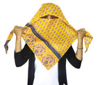 Switchon Rayon Anti Pollution Full face Scarf UV Sun Rays Protection Hijab scarf for women - Free Size (Yellow)