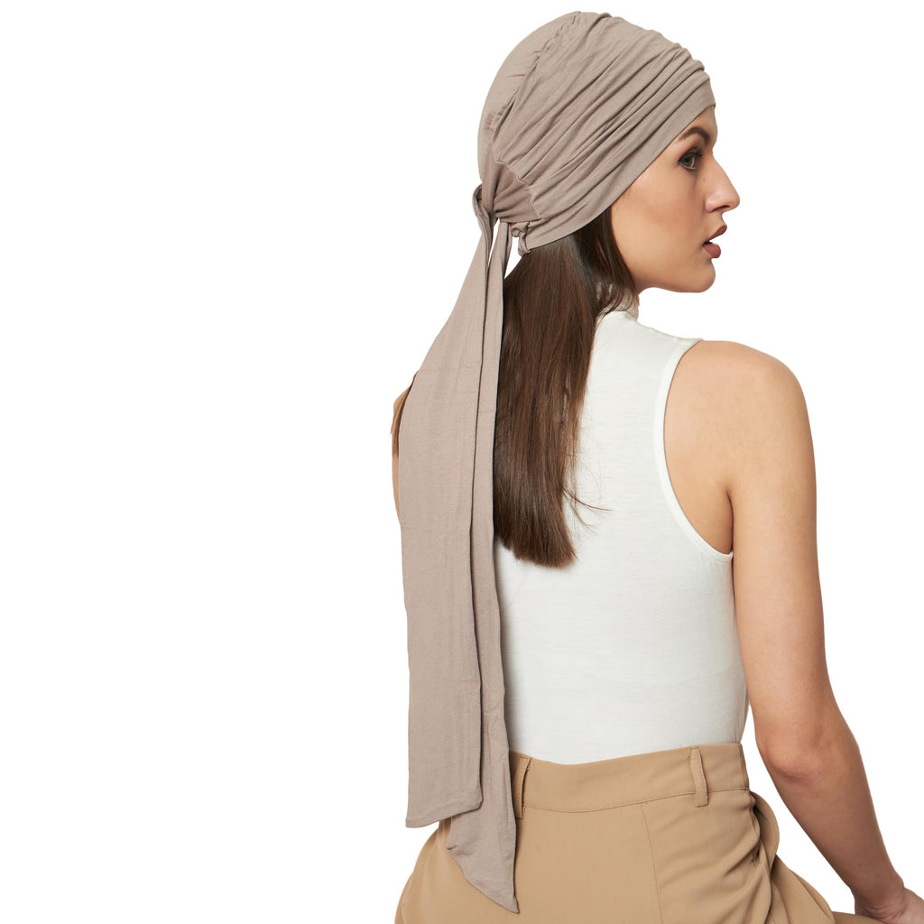 The Headscarves Women's Bamboo Viscose Prana Scarf For Hair Loss Chemo (HS131_Champagne)