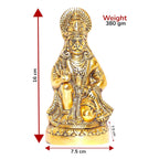 KridayKraft Hanuman ji Metal Statue,Bajrangbali Murti for Pooja & Decor Your Home,Office,Religious Idol Statue Gift Purpose,Table Showpiece Figurines,Pack of 1 Hanuman Ji Murti for Car Dashboard...