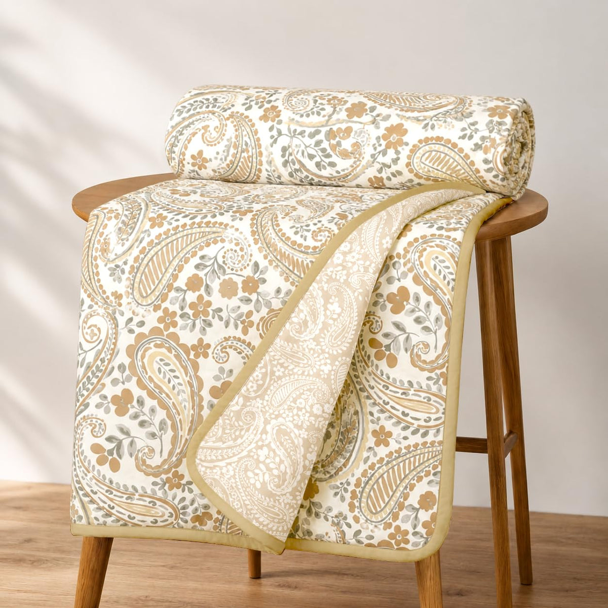 Cloth Fusion All Season 100% Cotton Dohar, Double Bed 84x90 inch Kafalo