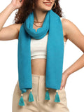 KE KANHA EXPORTS Cotton Scarf|Scarf for Women|Cotton Stole|Soft Beach Wrap|Tassel Design|Easily fits 180 * 50cm