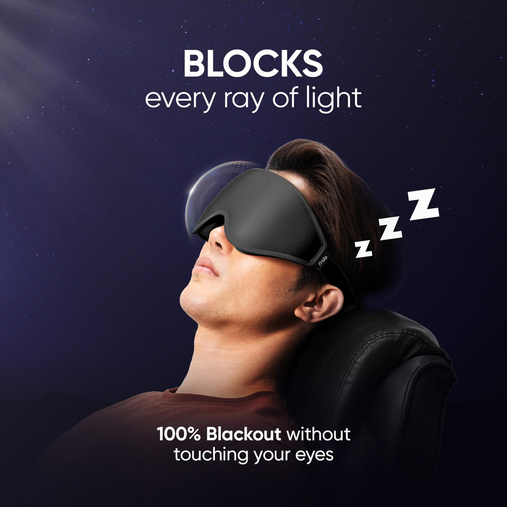 Aksobha Microwavable Eye Mask | Hot & Cold Eye Pack + Lavender Roll-On