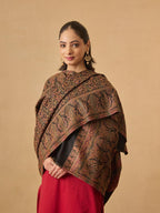 Pashmoda Women Jalwaa Kashmiri Jamawar Woven Design Shawl (Size: 40x80in, 101x203cm) SECS52