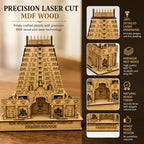 Shri Ramanathaswamy Rameshwaram Temple Replica 6 x 4.5 x 2.5 Inch