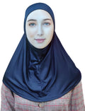 MINI HIJAB JERSEY WOMEN'S COLLECTION: Embrace Modesty with Fashion and Confidence COL (NAVY)