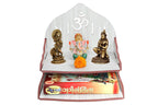 MS Enterprises Wooden Beautiful Plywood Mandir Pooja Room Home Decor Office OR Home Temple Wall Hanging Product (White)