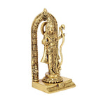 ARTVARKO Brass Ram Lalla Idol Ayodhya Murti Shree Ram Lalla Statue Mandir Puja Office Home Décor Gift Gold, Height- 9.5 Inch,Standard 1pcs.