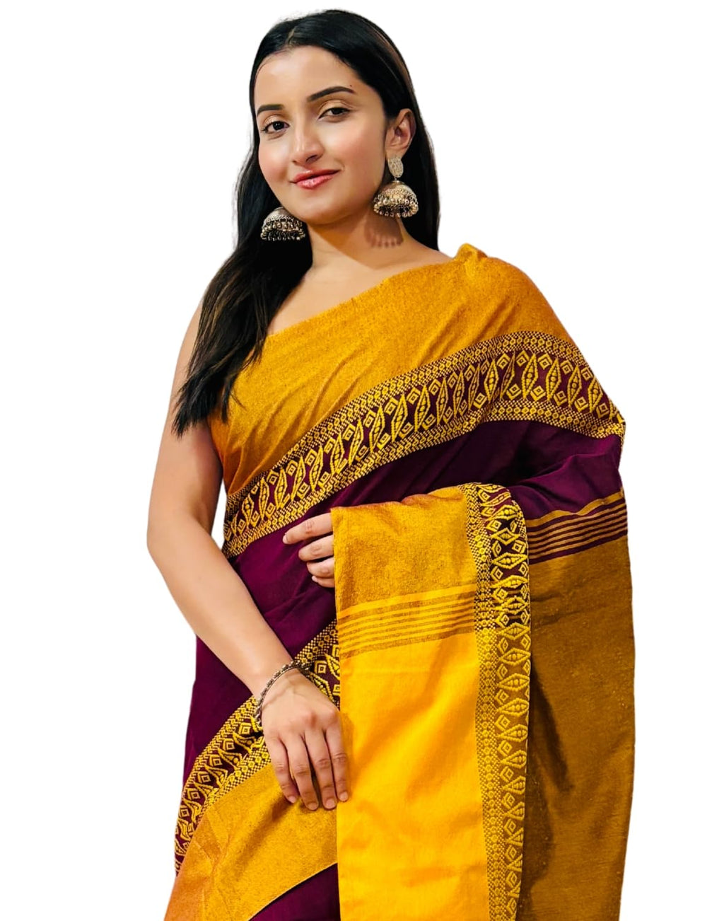 dB DESH BIDESH Women's cotton saree for woman new, collection handloom sarees for women cotton linen design farewell georgette party, wear sarees wedding summer trending cotton sarees for women