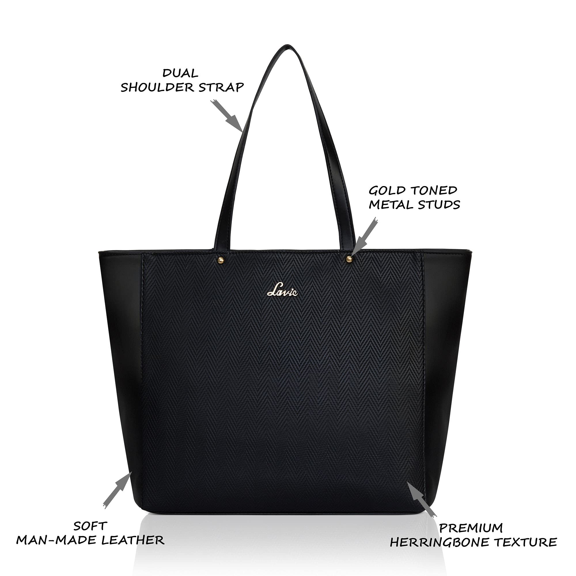 Lavie Women's Malgana Tote Handbag | Tote Bag For Work | Ladies Purse | Stylish Shoulder Bag | Gift for Women