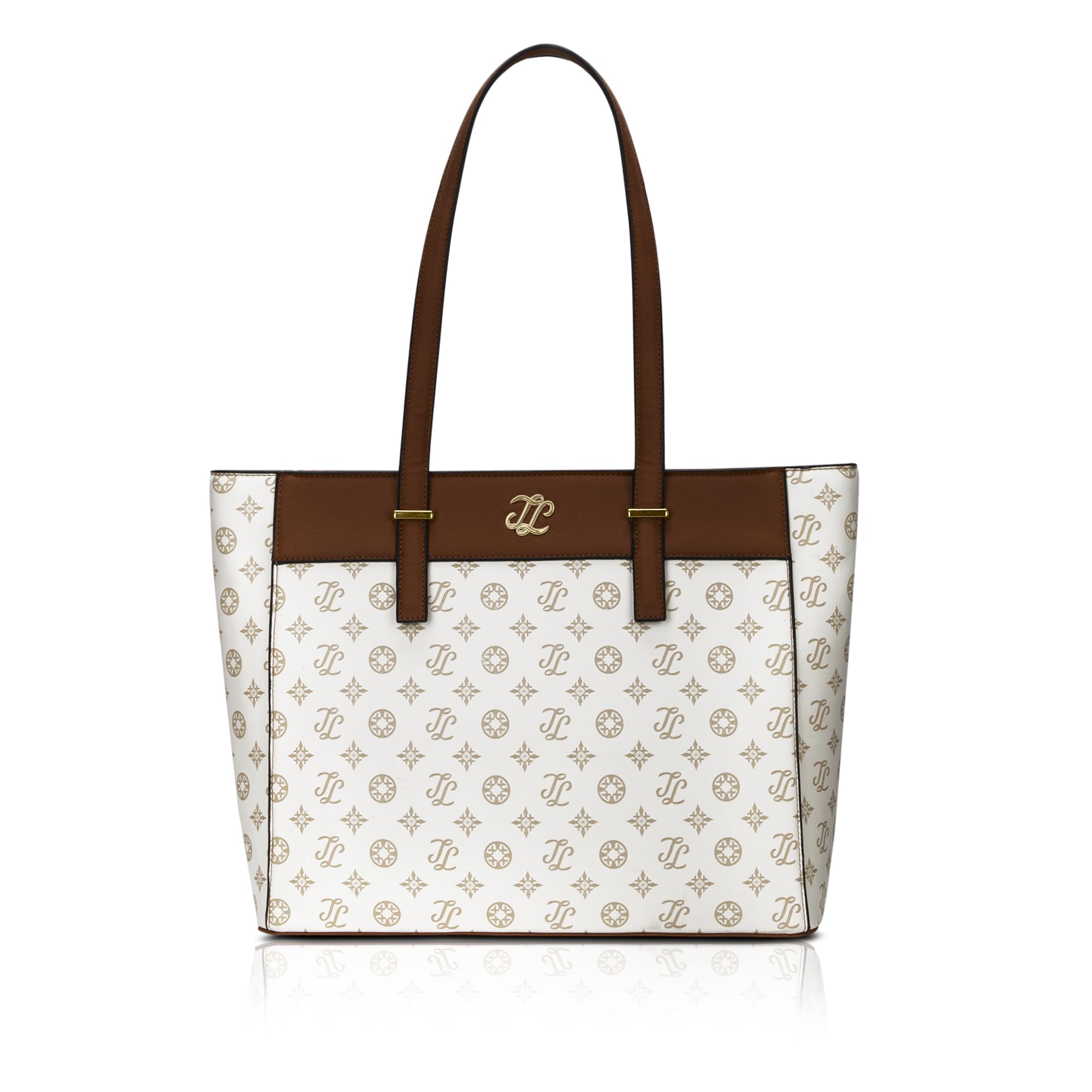 Lavie Signature Women's Maryland Monogram Tote Laptop Bag | Tote Laptop Bag for Work | Ladies Purse | Stylish Shoulder Bag | Gift for Women